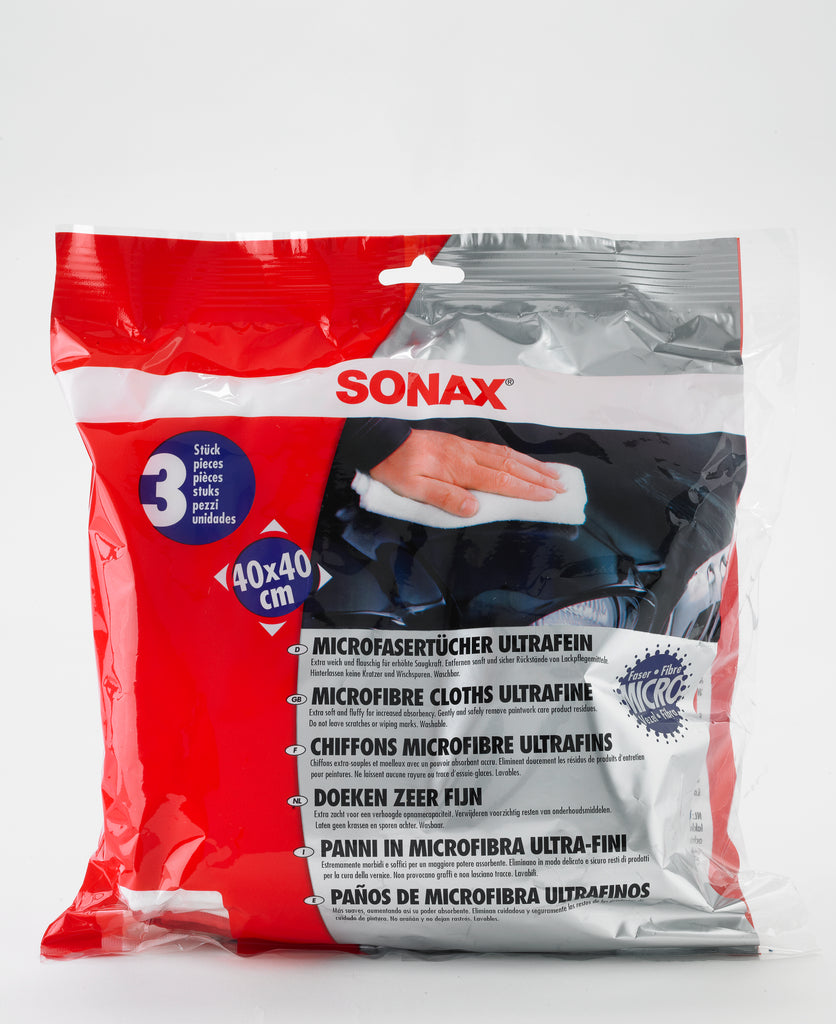 Sonax Microfaser-Tuch Extérieur 40x40cm Voiture Chiffon Sec