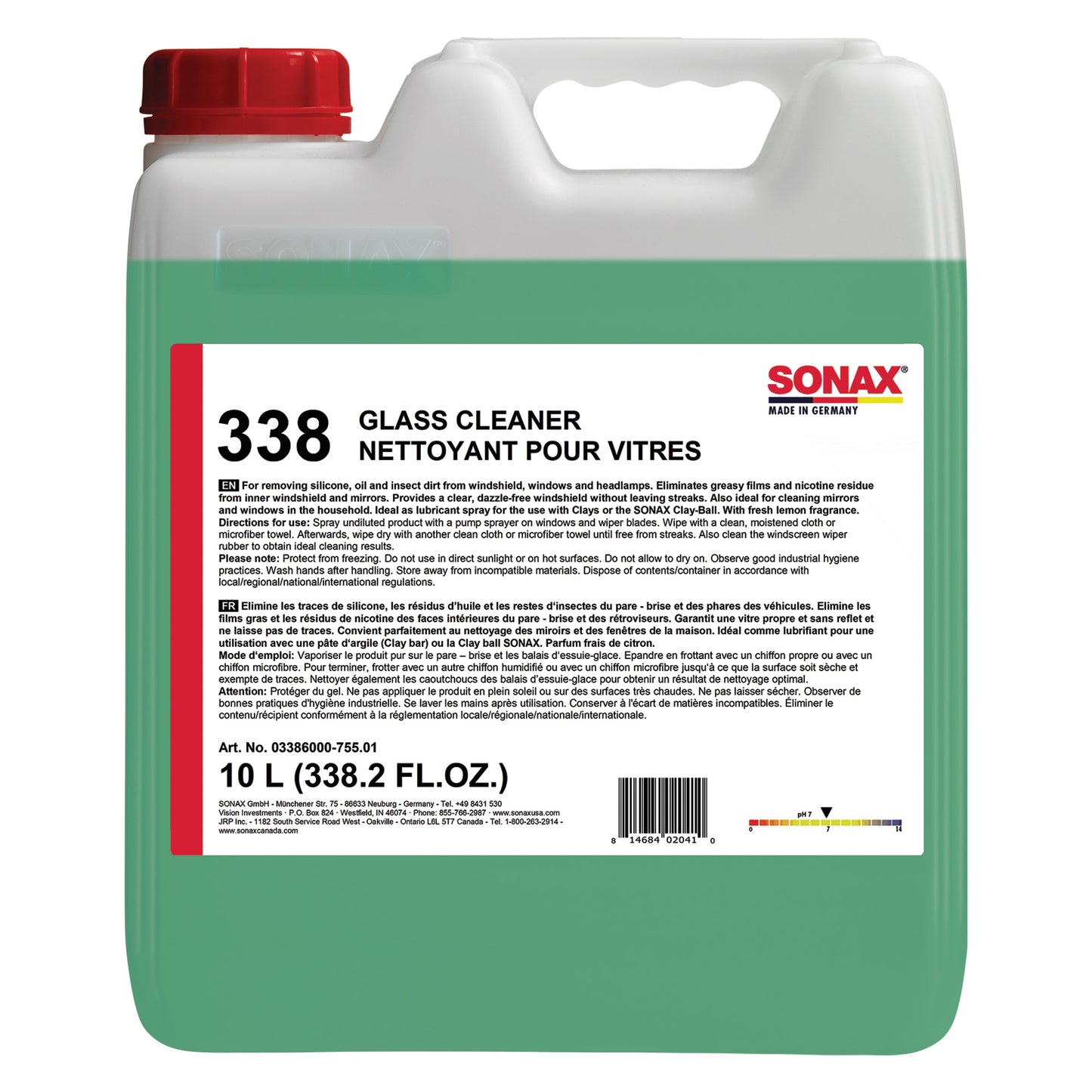 SONAX Glass Cleaner 10L