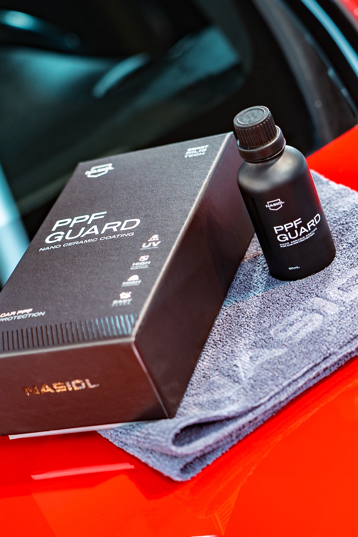 Nasiol PPF Guard Ceramic Coating for Paint Protection Films 50mL